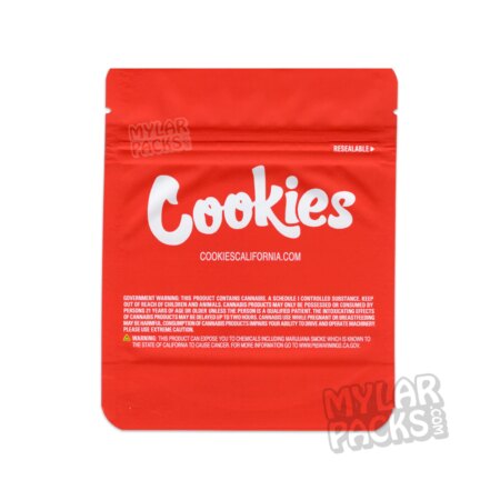 Cookies Jeffe OG 3.5g Empty Smell Proof Mylar Bag Flower Dry Herb Packaging