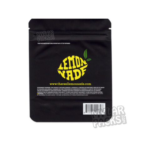Grandiflora by Lemonnade 3.5g Empty Smell Proof Mylar Bag Flower Dry Herb Packaging