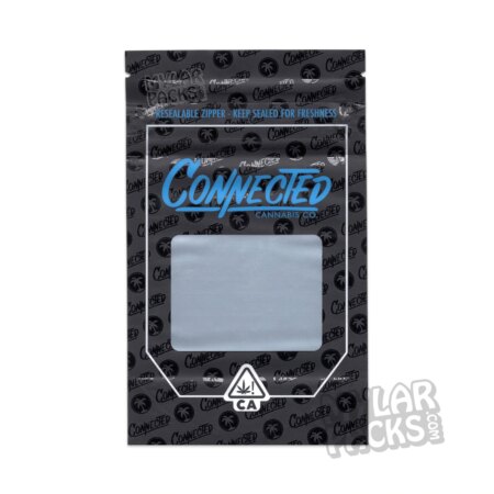 Connected Cannabis Co. 3.5g Empty Mylar Bag Flower Dry Herb Packaging