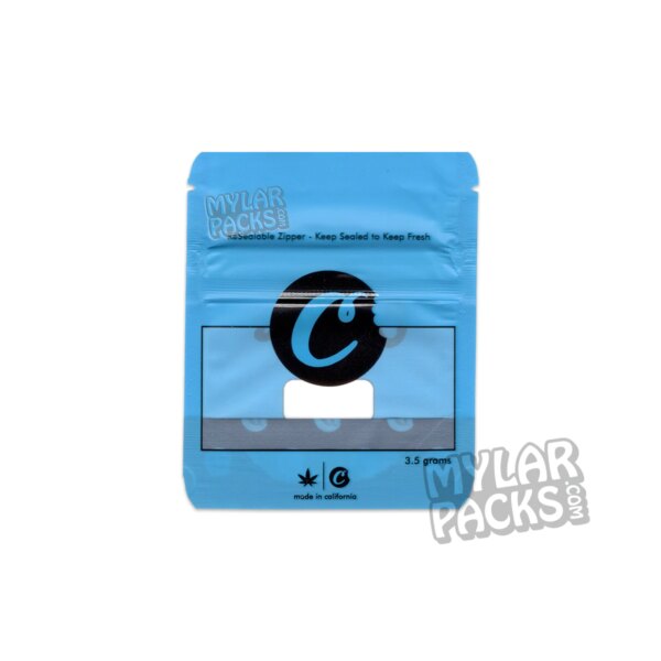Cookies Standard Small 3.5g Empty Mylar Bag Flower Dry Herb Packaging