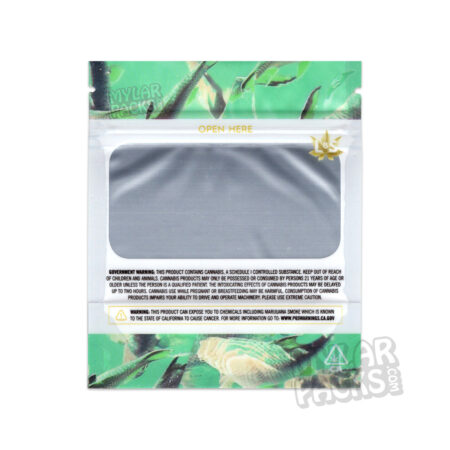 Leafs by Snoop Cali Kush Hybrid 3.5g Empty Mylar Bag Flower Dry Herb Packaging