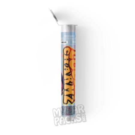Lucky Charmz by Joke's Up Single Preroll Empty Clear Hard Plastic Tube for Flower Dry Herb Packaging