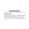 Customizable Strain Sticker - Runtz Standard (1" x 2")