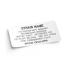 Customizable Strain Sticker - Standard Style (1" x 2")