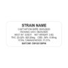 Customizable Strain Sticker - Standard Style (1" x 2")