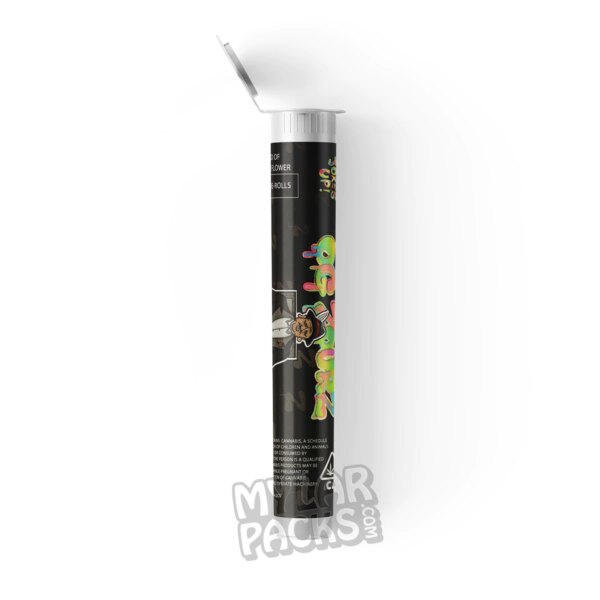 OG Zourz by Joke's Up Single Preroll Empty Clear Hard Plastic Tube for Flower Dry Herb Packaging