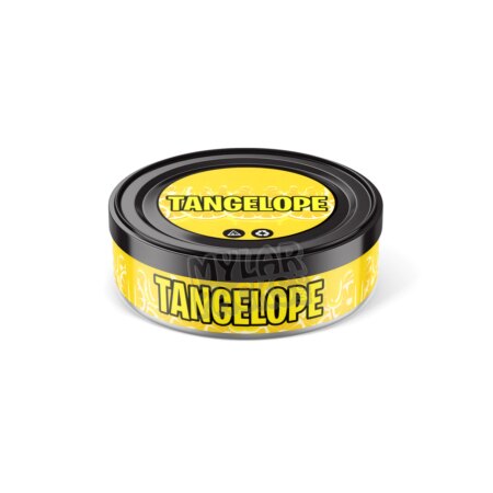 Tangelope 3.5g Pressitin Self-Seal Tuna Tin Cans with Labels Dry Herb Flower Packaging