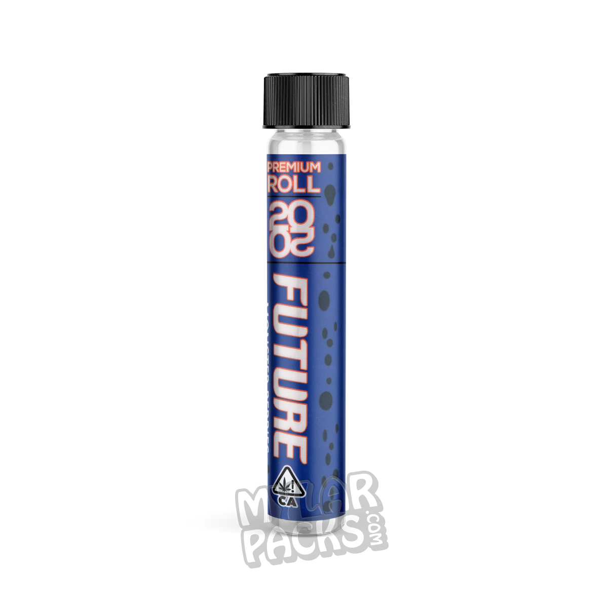 Gas Co. Tropikoolato 1.5G Single Preroll Joint Empty Clear Hard Plastic  Tube and Sticker Herb