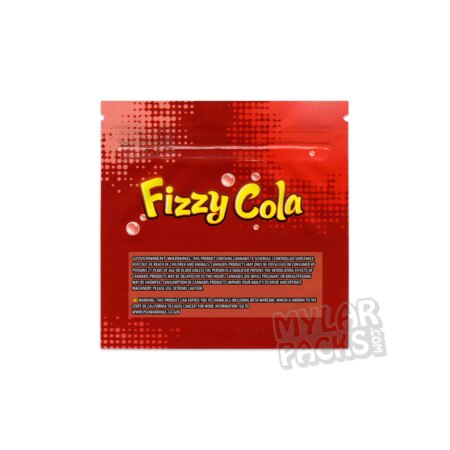 Baribo Medicated Fizzy Cola 600mg Empty Mylar Bags Gummy Edibles Candy Packaging
