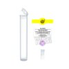 Blanco by Lemonnade Empty Single Preroll Blunt Packaging Pop Tube Glass Tip and Stickers for Dry Herb