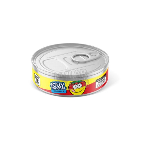 Jolly Rancher Misfits Gummies 100ml Pressitin Self-Seal Tuna Tin Cans with Labels Edibles Packaging