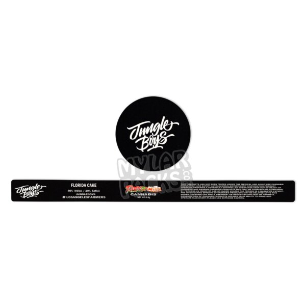 Florida Cake by Jungle Boys 3.5g Pressitin Self-Seal Tuna Tin Cans with Labels Dry Herb Flower Packaging