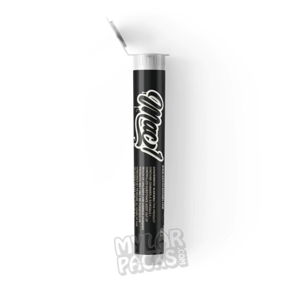 Gas Co. Mac1 - 2G Single Preroll Joint Empty Clear Hard Plastic Tube and Sticker Herb Packaging