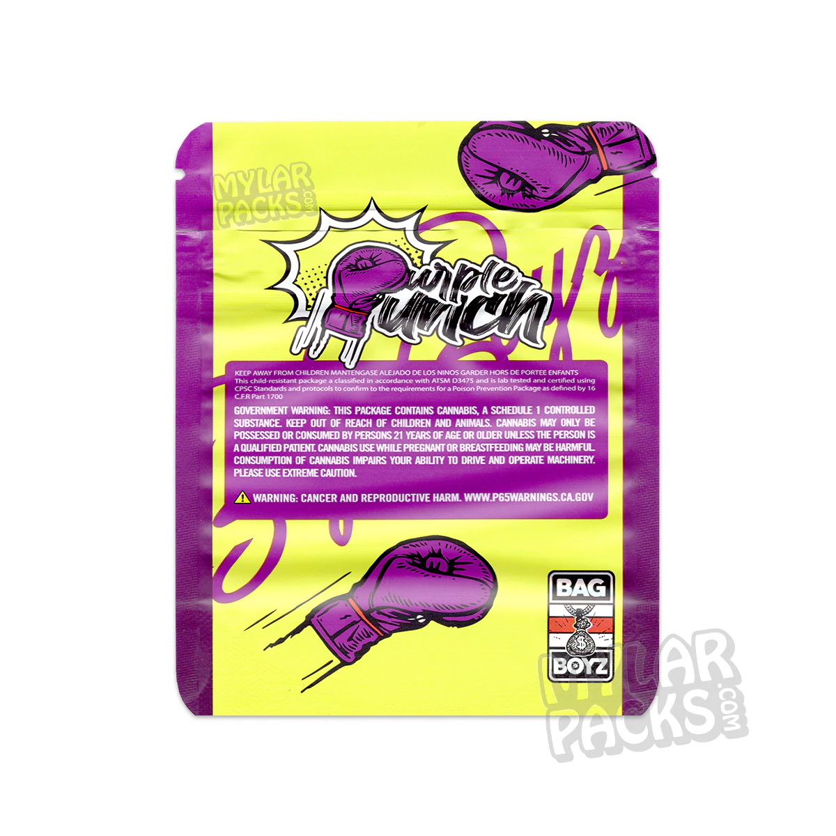Bag Boyz Gelato 3.5g Empty Mylar Bag Flower Dry Herb Packaging