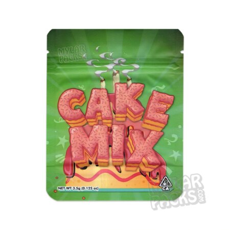 Cake Mix by Gage 3.5g Empty Mylar Bag Flower Dry Herb Packaging