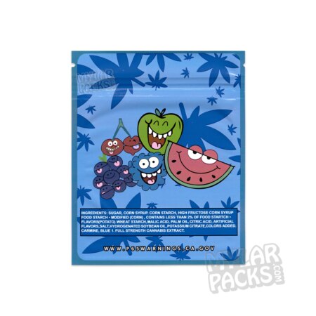 Jolly Rancher Gummies Sours 1000mg Delta 8 Empty Mylar Bag Infused Candy Packaging