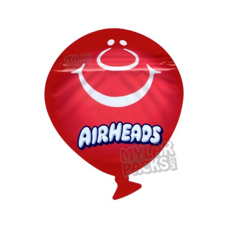 Airheads Logo Die-Cut Balloon Empty Universal Mylar Bags Edibles Candy Packaging