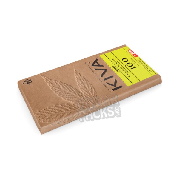 Kiva Infused Chocolate Bar 100mg Empty Candy Box Edibles Wrapper Snack