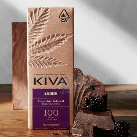 Kiva Infused Chocolate Bar 100mg Empty Candy Box Edibles Wrapper Snack Packaging