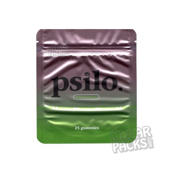 Psilo Limeade Mushroom Gummy Cubes Empty 3.5g Mylar Bags Shrooms Psilocybin Packaging