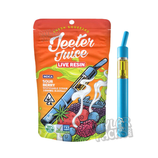 Jeeter Juice Disposable Empty Packaging 1ml Straw Style Device
