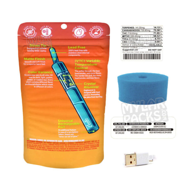 Jeeter Juice Disposable Empty Packaging 1ml Straw Style Device