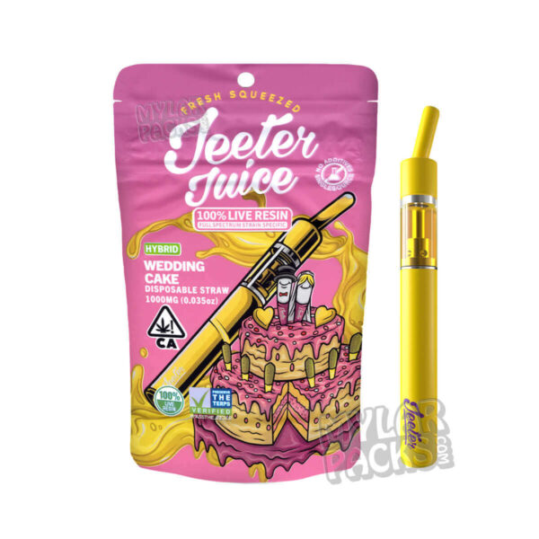 Jeeter Juice Disposable Empty Packaging with 1ml Straw Style Device