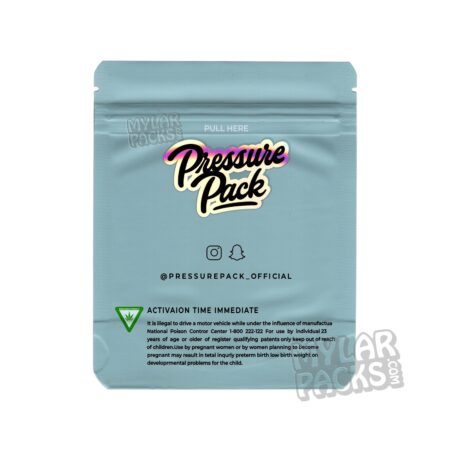 Super Pure Runtz by Pressure Pack 3.5g Empty Mylar Bag Flower Dry Herb Packaging