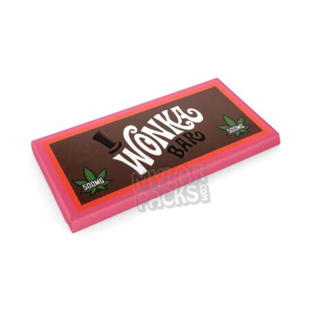 Wonka Bar 500mg Chocolate Bar Empty Box Edibles Candy Packaging
