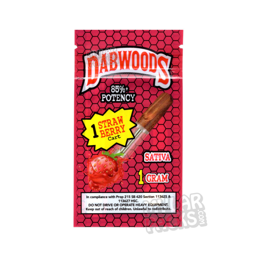 Dabwoods Single Empty Vape Cartridge Packaging Ceramic Cart