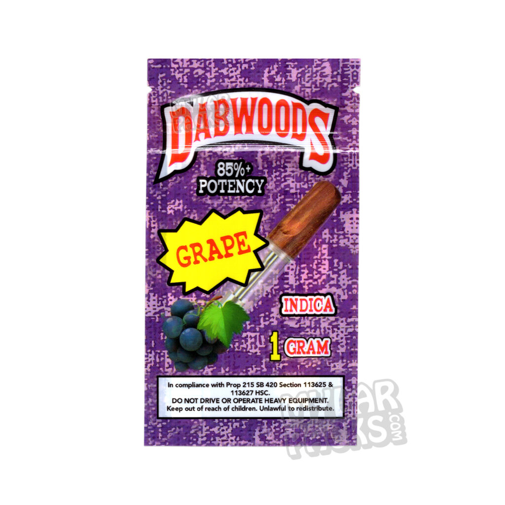 Dabwoods Single Empty Vape Cartridge Packaging Ceramic Cart