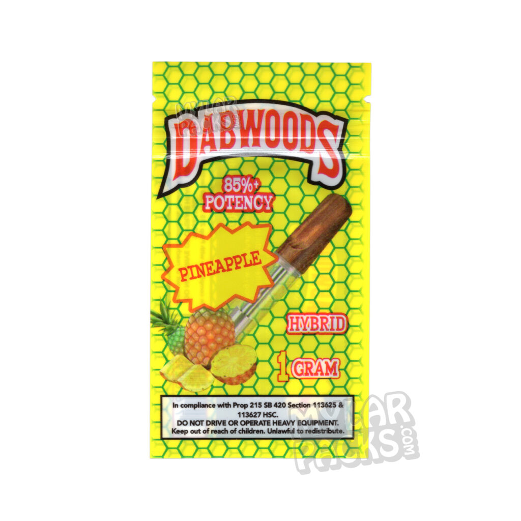 Dabwoods Single Empty Vape Cartridge Packaging Ceramic Cart