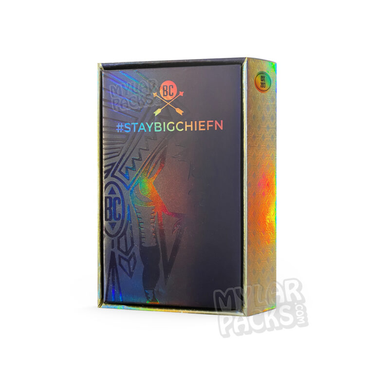 Premium Big Chief Carts Packaging Hard Box & Gold Carts