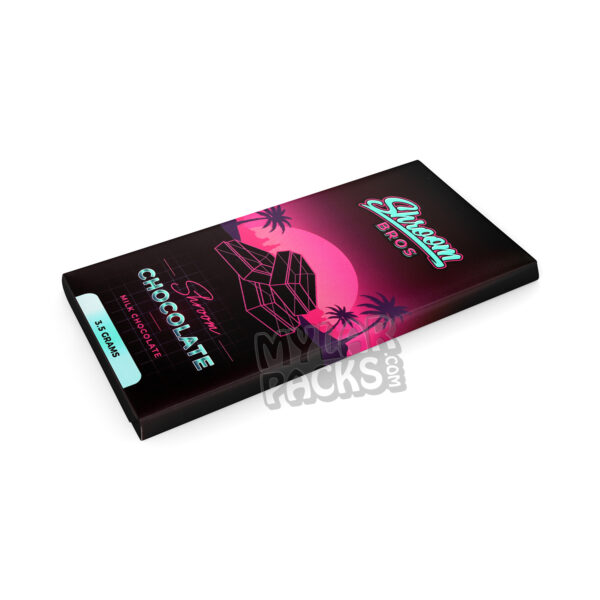 Shroom Bros Empty Chocolate Bar Mushrooms Packaging Box