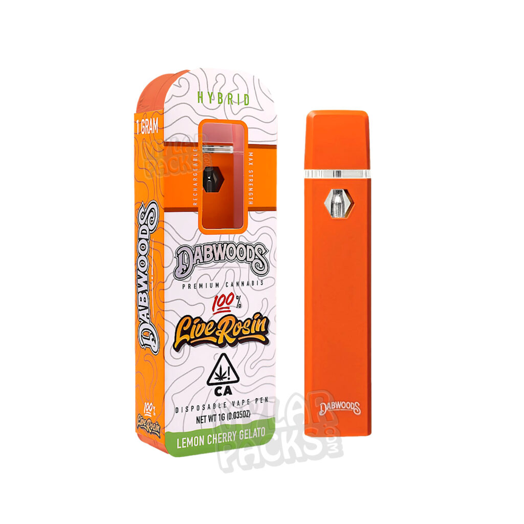 Dabwoods Live Rosin Empty 1g Disposable Vape Pen