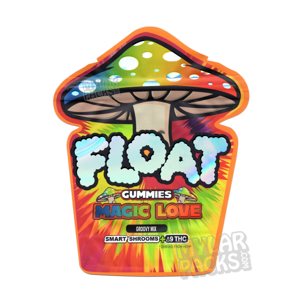 Float Gummies Magic Love Smart Shrooms Empty Mylar Bags