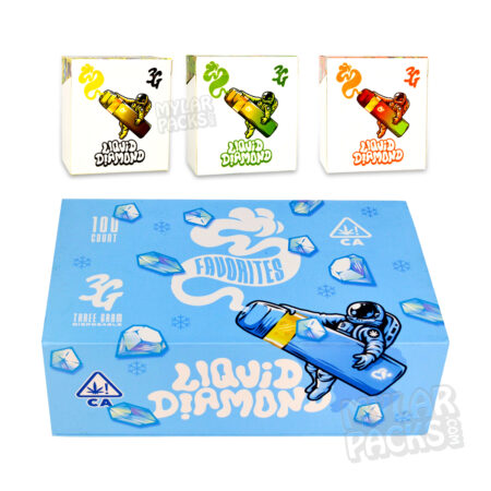Favorites Digital 3g Empty Disposable Liquid Diamonds Live Resin Vape Packaging